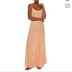 FIGUE long dress in pink size small